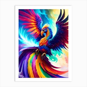 Colorful Parrot, Colorful Parrots, Colorful Parrots, Colorful Parrots Art Print