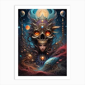 Dreamshaper V7 Occult Nightmare Cosmic Fantasy Art High Qualit 0 Art Print