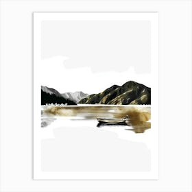 Lake Taupo Art Print