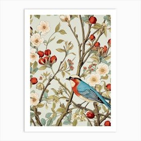 Bird On A Branch 27 Art Print