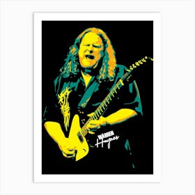 Warren Haynes Guitarist Legend In Pop Art Art Print