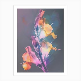 Iridescent Flower Snapdragon 1 Art Print