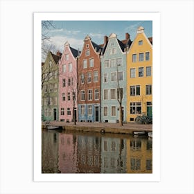 Colorful Houses In Amsterdam Art Print