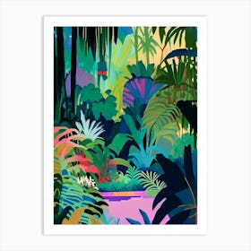 Nong Nooch Tropical Botanical Garden, Thailand Abstract Still Life Art Print