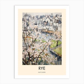 Rye (East Sussex) Painting 4 Travel Poster Art Print