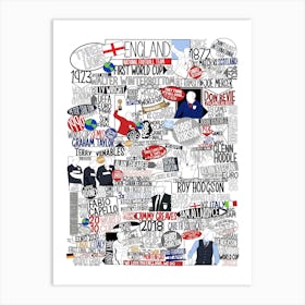 England National Team 1 Art Print