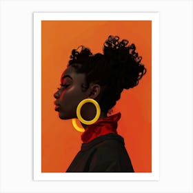 Portrait Of African Woman 87 Art Print