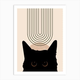 U Cat Art Print