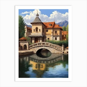 Bridge Over The River 1 Art Print