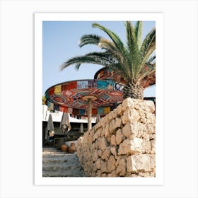 Colorful Umbrellas // Ibiza Travel Photography Art Print
