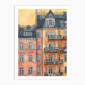 Copenhagen Europe Travel Architecture 4 Art Print