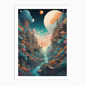 City In The Sky Art Print