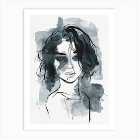 Portrait Of A Woman Art Print