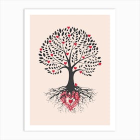 Love Harvest Drawing Tree Of Life Art Print