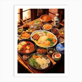 Japanese Food 10 Art Print