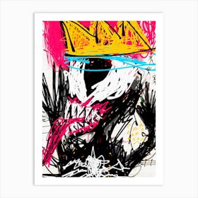Venom Basquiat Art Print