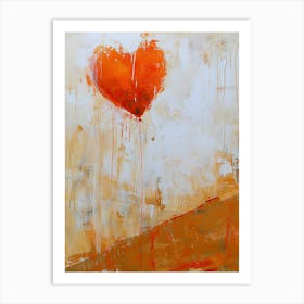 Heart Of Gold, Minimalism Art Print