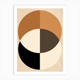 Bauhaus Utopia: Whirling Abstract Realms Art Print