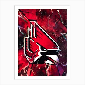 Ball State Cardinals 1 Art Print