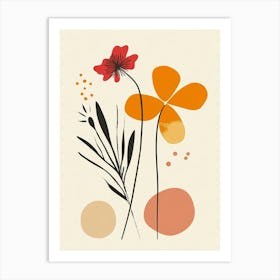 Abstract Floral Design Art Print