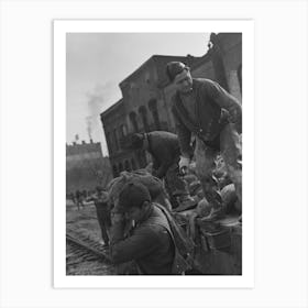 Untitled Photo, Possibly Related To Working On The Levee At Bird S Point, Missouri During The Height Of The Flood 1 Art Print