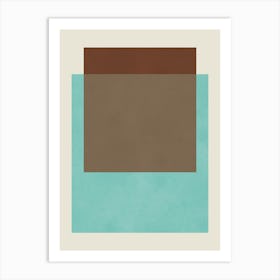 Modern geometry 6 Art Print