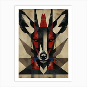 Deer Head 14 Art Print