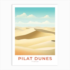 France Pilat Dunes Travel Art Print