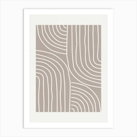 Abstract Wave Pattern Art Print