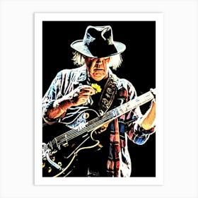 Neil Young 5 Art Print