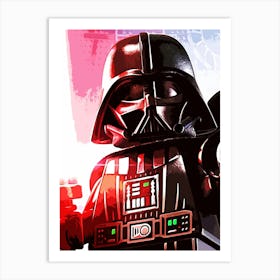 Darth Vader movie Art Print