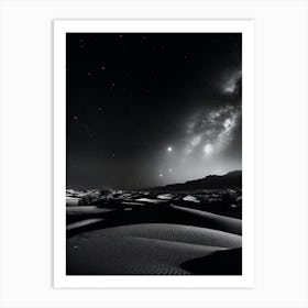 Milky In The Desert Art Print