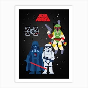 Star Wars 4 Art Print