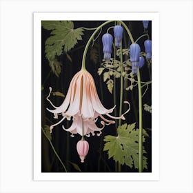 Flower Illustration Bluebell 3 Art Print