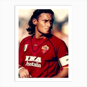 Francesco Totti Soccer Player Poster