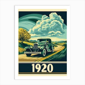 Aihrgdesign A Retro Industrial Poster Promoting Modern Automo 187c2206 3193 493d B3fe 12693fe993cb 1 Art Print