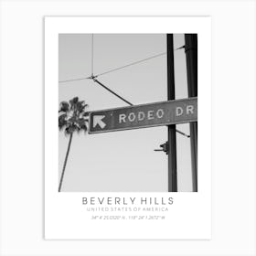 Beverly Hills Art Print