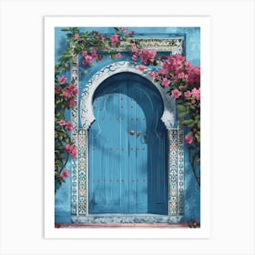 Blue Door 47 Art Print