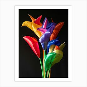 Bright Inflatable Flowers Heliconia 2 Art Print