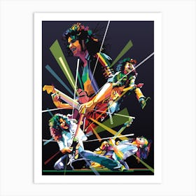 Guitar Legend Art Print