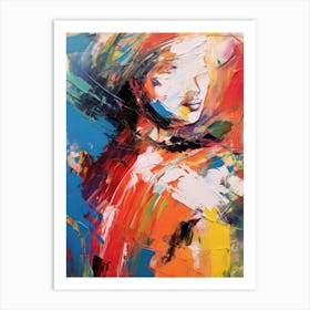 Abstract Of A Woman 2 Art Print