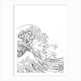 Great Wave Off Kanagawa 2 Art Print