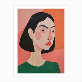 Portrait Of A Woman 617 Art Print