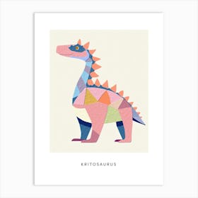 Nursery Dinosaur Art Kritosaurus 2 Poster Art Print