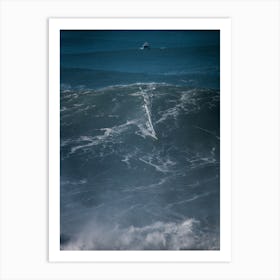 Nazaré Monster Wave | Surfing Portugal | Travel Photography Europe Art Print