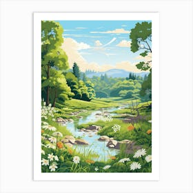 Bois Des Moutiers France  Illustration 3  Art Print