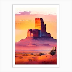 The Monument Valley 3 Art Print