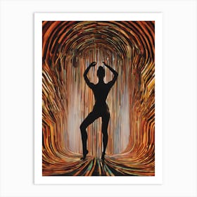 Dancer In A Tunnel Art Print