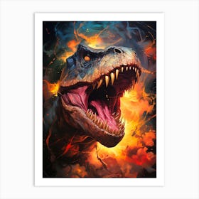 Dinosaur T-Rex 1 Art Print