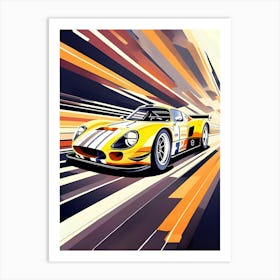 Racing Car Art Print